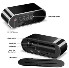 Baby Monitor Mini Clock Camera HD