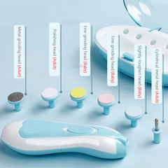 Safe & Gentle Electric Baby Nail Trimmer