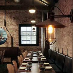 American Country Wall Lamp Chinese Restaurant Aisle Bedroom Bedside Retro